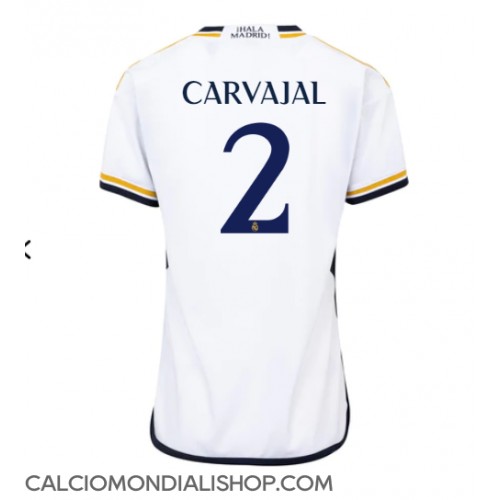 Maglie da calcio Real Madrid Daniel Carvajal #2 Prima Maglia Femminile 2023-24 Manica Corta